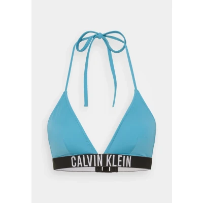 Image de Calvin Klein Swimwear Triangle Haut de bikini, Femme, Taille: Medium, Storm blue