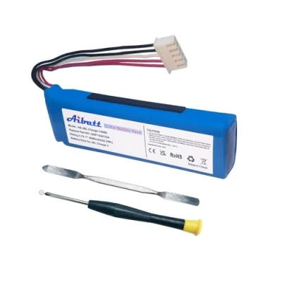 Image de Aibatt batterie de rechange 6000 mAh pour JBL Charge 3 (version 2016), remplacement GSP1029102A (3,7 V / Li polymère)