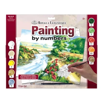 Image de Royal &amp; Langnickel PAL13 Poppy Field Painting by Numbers Kit