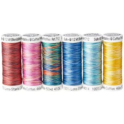 Image de Sulky Cotton Sampler 12 WT Petites Most Populaire Blendables Assortiment