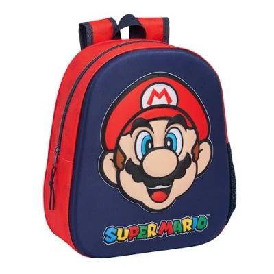 Image de Safta M890a Princesses Disney Sac à dos d&#039;école, avec design 3D, adaptable au chariot, idéal pour les enfants de différents âges, confortable et polyvalent, qualité résistance, 27 x 10 33 cm,