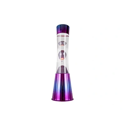 Image de Lampe à lave FISURA Violet iridescent 11 x 39,5 cm Électrique Halogène