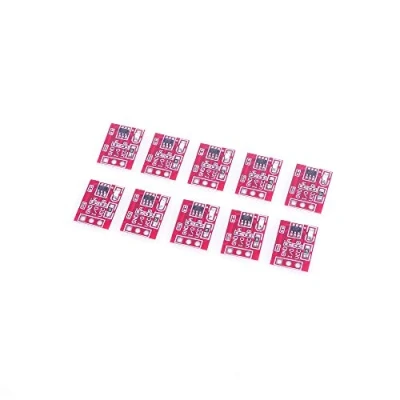 Image de ANGEEK Lot de 10 commutateurs tactiles capacitifs TTP223 pour Arduino.