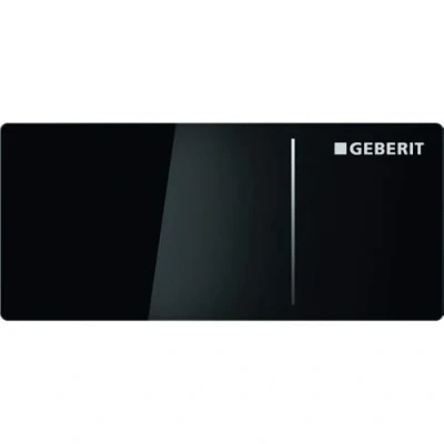 Image de Geberit Sigma 70 242813SJ1 Plaque de commande en verre rechange pour 2 chasse d&#039;eau Noir