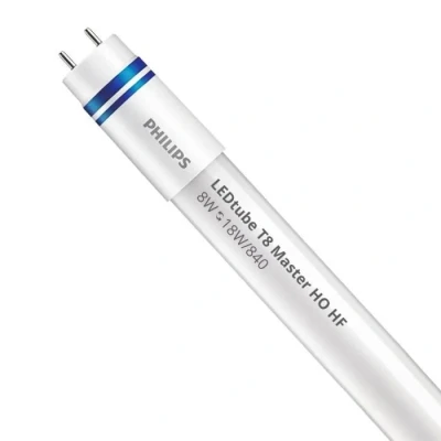 Image de Tube LED T8 PHILIPS MASTER (HF) High Output 8W 1050lm 840 Blanc Froid 60cm Dimmable