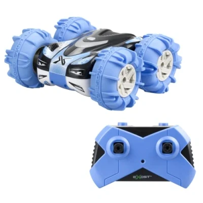 Image de Silverlit 360 EXOST Voiture Télécommandée Tout Terrain 2,4Ghz Batterie Rechargeable Roule sur Le Sol et Flotte dans l&#039;eau Jouet pour Enfant Dès 5 Ans, 20268, Aquacross Bleu