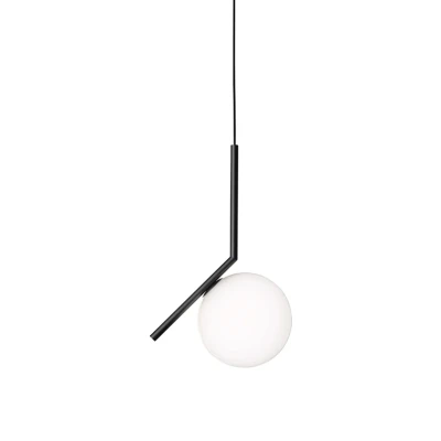 Image de Flos IC S1 Suspension Noir Mat