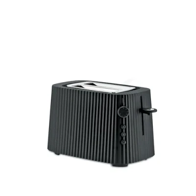 Image de Alessi Toaster Plissé Black 6 settings Michele de Lucchi MDL08 B