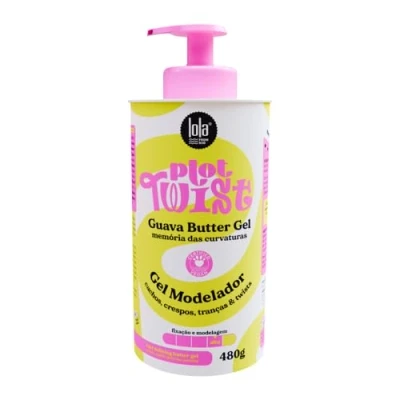 Image de Lola Cosmetics Plot Twist Gel Modelant au Beurre de Goyave Définition et Contrôle Hydratation Nutrition Texture Légère Formule Naturelle 480g Méthode Bouclée Appropriée