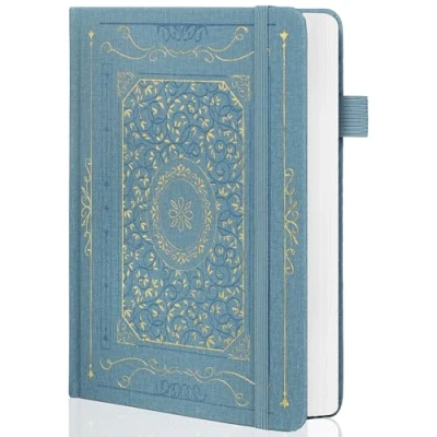 Image de Carnet de notes à pois TIEFOSSI, papier épais 160 g/m², couverture rigide, grille pour femmes et hommes, 192 pages, les voyages, l&#039;école le bureau