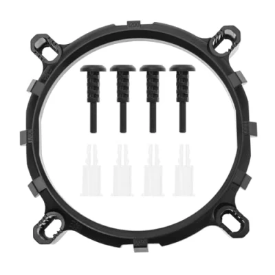 Image de eMagTech Kit de Montage Support Refroidisseur Processeur Compatible avec Intel CPU Socket LGA1700 1200 775 1150 1151 1155 1156 Composants d&#039;ordinateur Bureau, Noir