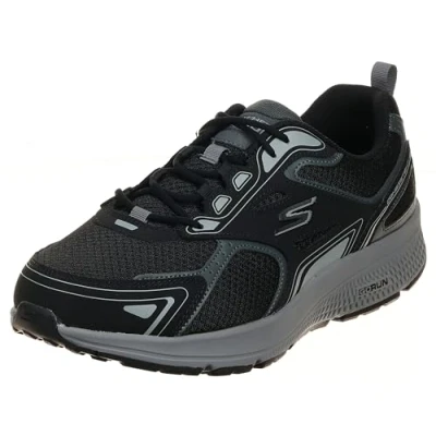 Image de Skechers Go Run Consistent, Baskets Homme, Noir/Gris, 44 EU