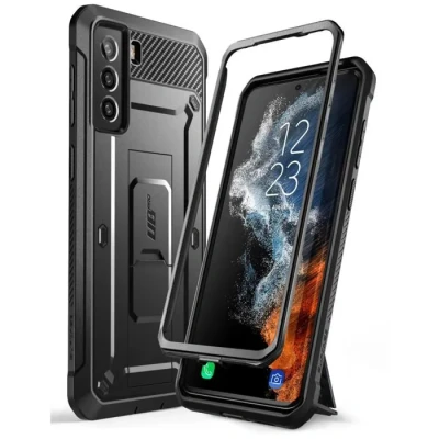 Image de SUPCASE Unicorn Beetle Pro Series Coque pour Samsung Galaxy S22 5G (Version 2022), intégrale Double Couche Robuste avec Clip Ceinture et béquille sans Protecteur d&#039;écran intégré (Noir)