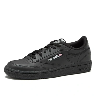 Image de Reebok Classic Baskets basses black/charcoalint pour enfants, Taille: 38, Black/charcoal int Cuir et textile