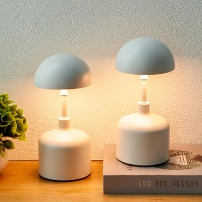 Image de JHY DESIGN Lot de 2 lampes à piles tactiles intensité variable pour table chevet