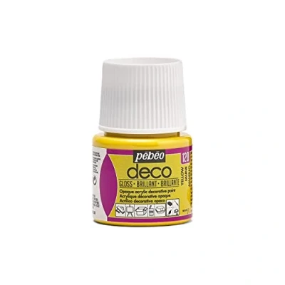 Image de Pébéo Deco Peinture 45 ml Brillant Jaune 092120