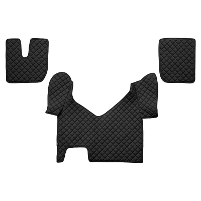 Image de F CORE FL27 BLACK Ensemble de tapis sol Similicuir avant 3 noir