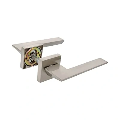 Image de Amig Jeu de poignées porte Mod. ZAHORA 52 x 146 mm Avec bec verseur Design élégant et simple Poignée ergonomique Zamak argenté mat