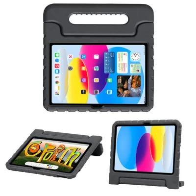 Image de imoshion Coque kidsproof avec poignée pour iPad 10 (2022) 10.9 pouces Noir Neuf