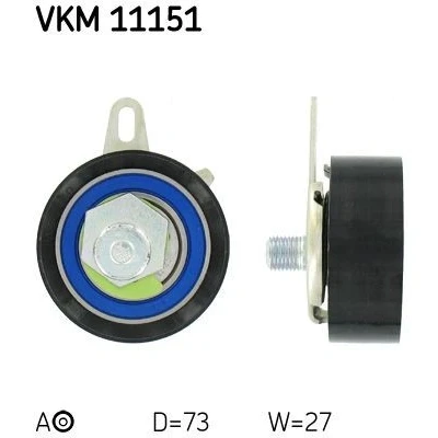 Image de SKF VKM 11151 Poulie tendeur, courroie crantée avec monture AUDI: A6 C5 Avant, A4 B6 Berline, A8 D2, VOLKSWAGEN: Passat B5 GP Break