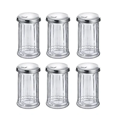 Image de Westmark Sucrier Doseur, 6 Pièces, Capacité : env. 300 ml, Verre/Acier Inoxydable, New York, Argent/Transparent, 652022E2