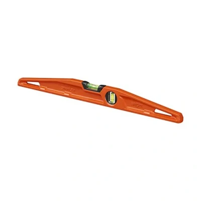 Image de Stanley 1 42 313 Niveau Trapézoïdal mlh 50 cm Gamme Fatmax Fabriqué en France Structure Aluminium Léger et Résistant Grande Fiole Incassable 40 Précision +/ 5mm/m