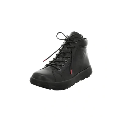 Image de Think! Think Stiefelette Bottines à lacets, Femme, Taille: 38, Schwarz Cuir