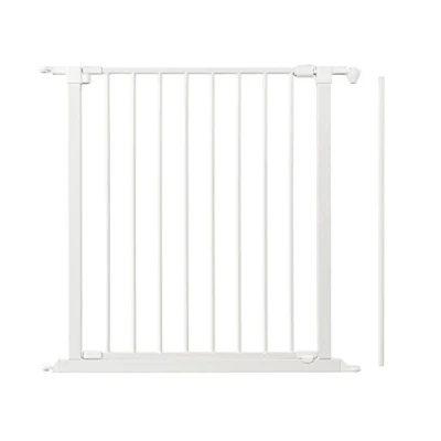 Image de BabyDan Barrière Extension Large avec Portillon Flex Blanc