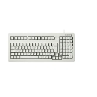 Image de CHERRY 19&quot; Compact PC Keyboard G80 1800, PS/2 (GB) Clavier QWERTY Gris