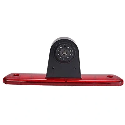 Image de Troisième monté sur Le Toit Haut Lampe Frein lumière Vue arrière Caméra de recul Peut Ajuster l&#039;angle Vision Nocturne Infrarouge pour Peugeot Expert/Fiat Scudo/Citroen Jumpy (Caméras recul)