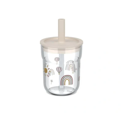Image de Gobelet avec Paille Mio Sunshine &amp; Rainbow 250 ml