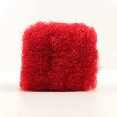 Image de Orientfashion Cheveux naturels afro crépus en vrac pour crocheter des extensions de dreadlocks (8 Pouces, #Red)