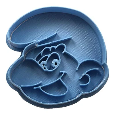 Image de Cuticuter Enfant schtroumpf Moule de Biscuit, Bleu, 8 x 7 1.5 cm
