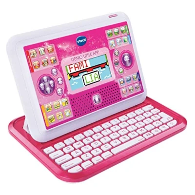Image de VTech 3480 155557 Little Genius App Tablette éducative pour Enfants, Couleur : Rose [Langue espagnole]