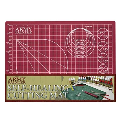 Image de The Army Painter Self Healing Cutting Mat Tapis Anti Dérapant Double Face en PVC 3 Plis, Planche de Découpe A4 pour Assemblage Figurines Wargames