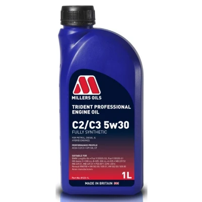 Image de Millers Oils Trident Professional ECO 5W 30 1I Huile moteur 8123 1 RENAULT: Clio 3, 2, 4, FORD: Transit Custom V362 Van, FIESTA 6, KUGA 2