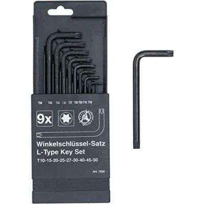 Image de BGS Diy 7959 Jeu de clés allen profil en T (pour Torx) T10 T50 9 pièces
