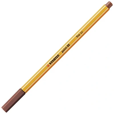 Image de stylo feutre pointe fine STABILO point 88 1 sienne brûlée