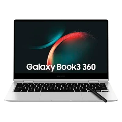 Image de Samsung Galaxy Book3 360, Ordinateur Portable, 15.6&quot;, Intel Core i7, 16 Go RAM, 512 SSD, Xe Graphics, Argent, Clavier AZERTY FR