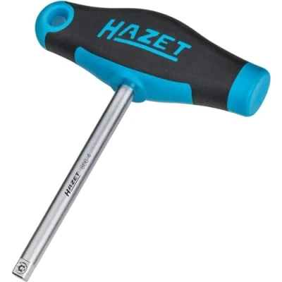 Image de HAZET Clé à douille 866 4 I Poignée en T Sortie : Carré 6,3 mm (1/4 pouce) pour desserrer ou resserrer les vis&#039;.
