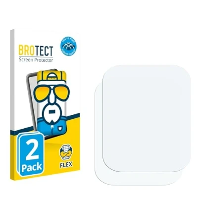 Image de brotect Protection Intégrale 3D Incurvé pour Pthtechus ‎PTH S80 1.83&quot; (2 Pièces) Couverture Complète, Film Écran