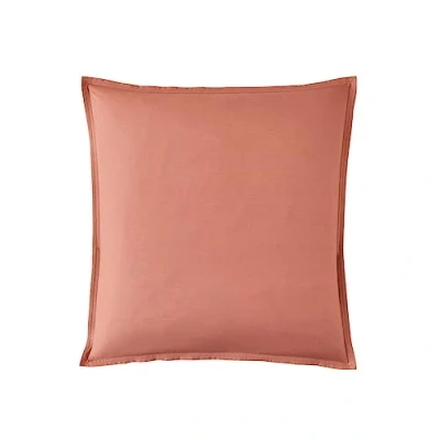 Image de Essix Taie d&#039;oreiller, Percale de Coton, Corail, 65x65 cm