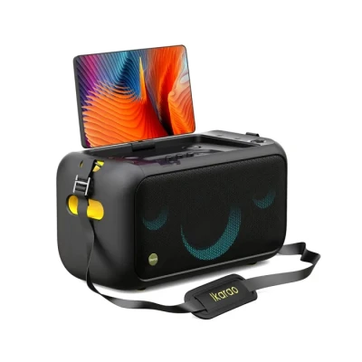 Image de Ikarao Break X1 Machine de Karaoké avec Écran Tactile 13,3&quot;, Bluetooth 800W, 2 Micros Sans Fil, LED