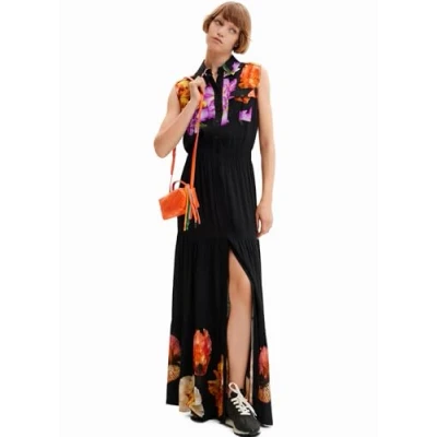 Image de Desigual Vest_suiza Lacroix 2000 Robe, Noir, Taille L Femmes