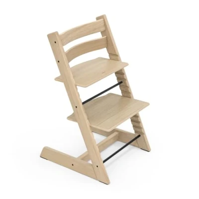 Image de Chaise Tripp Trapp Stokke, Chêne Naturel évolutive et réglable, adaptable de la naissance à l’âge adulte Pratique, confortable ergonomique Design classique