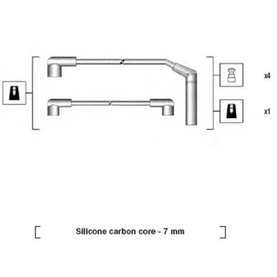 Image de MAGNETI MARELLI 941285040867 Jeu De Fils d&#039;Allumage