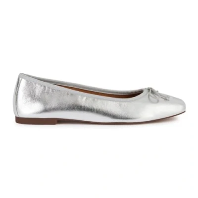 Image de Geox Femme D Marsilea A Ballet Flat, argenté, 39.5 EU