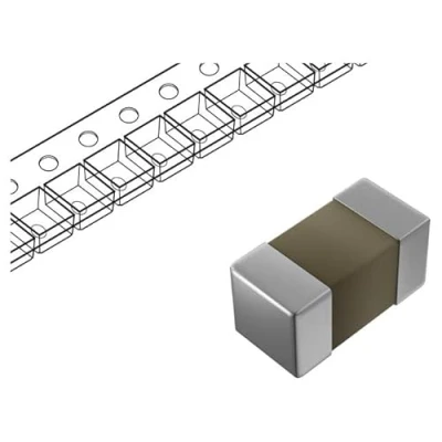 Image de 10 x GRM32EC70J107ME15L Condensateur : céramique MLCC uF 6,3 V X7S ±20 % SMD 1210 MUR