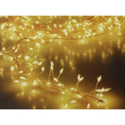 Image de EDM Koopman International b.v. guirlande lumineuse en grappe, 100 LED, de Noël, lumières d&#039;hiver, blanc