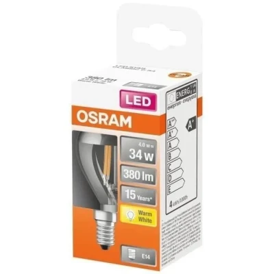 Image de OSRAM Ampoule LED Culot: E14 Blanc chaud 2700 K 4 W équivalent à 31 clair Retrofit CLASSIC P Mirror